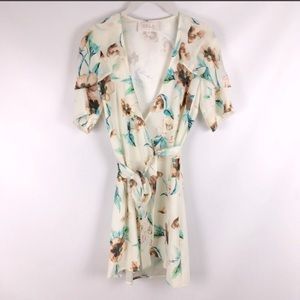 SCF 100% Silk Wrap Dress 1/XS/small